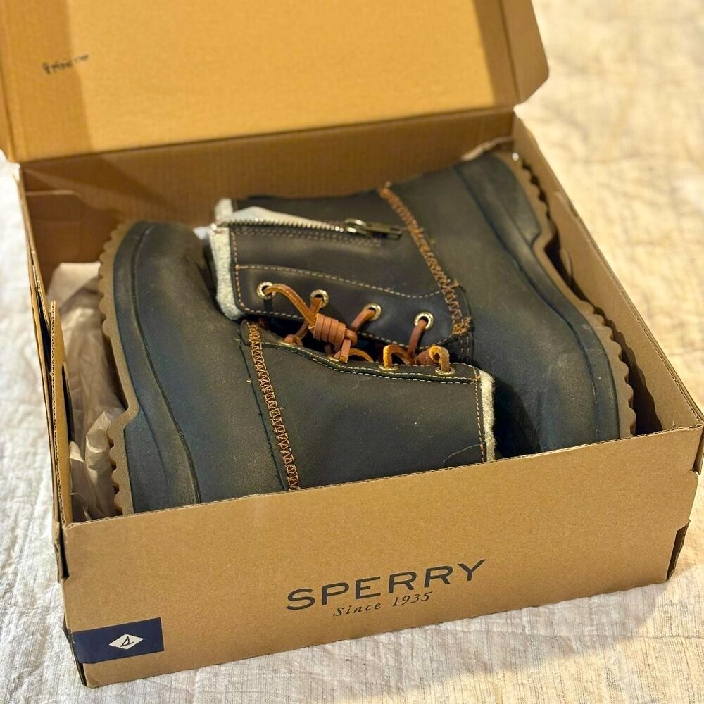 Sperry Top-Sider Women Maritime Repel Snow Boot w/ Thinsulate Boot Rubber SZ 6